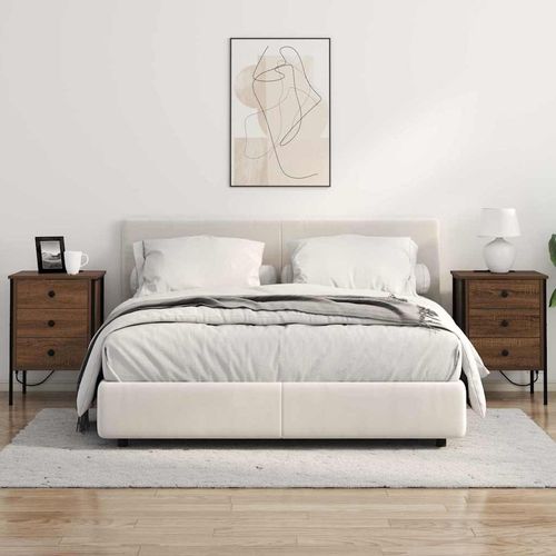 Szafka Nocna z szufladą Brązowy dąb 42 x 41 x 61 cm na Arena.pl