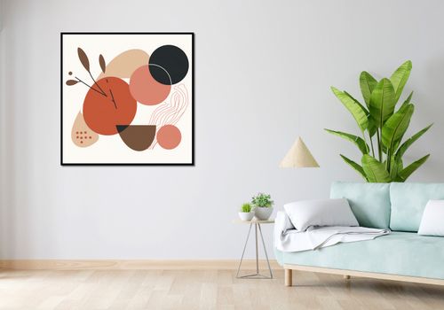 Plakat 100x100cm Szkic Warstw na Arena.pl