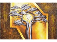 100 70CM OBRAZ PŁÓTNO DRZEWO NOCĄ PŁÓTNO RAMA