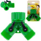 TRÓJNIK ROZGAŁĘZIACZ DO WĘŻA ogrodowego 3/4 ZAWORY