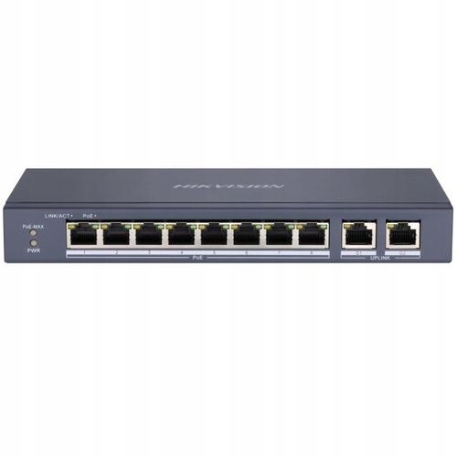 SWITCH HIKVISION DS-3E0310P-E/M 10 PORTÓW NIEBIESKI na Arena.pl