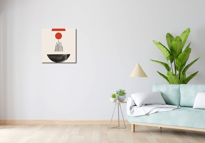 Obraz 50x50cm Półokrągła Forma zdjęcie 2