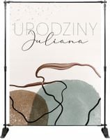 TŁO ścianka FOTO na urodziny z imieniem