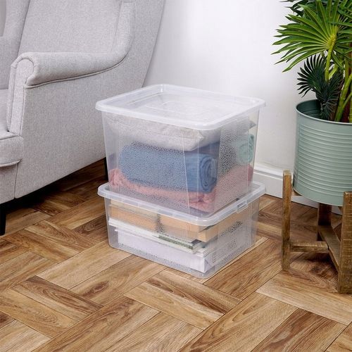 Pojemnik DO PRZECHOWYWANIA plastikowy duży pudełko box zabawki 30L na Arena.pl