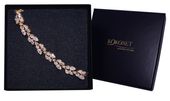 BRANSOLETKA ślubna rustic ZŁOTA listki EXCLUSIVE 8-0153