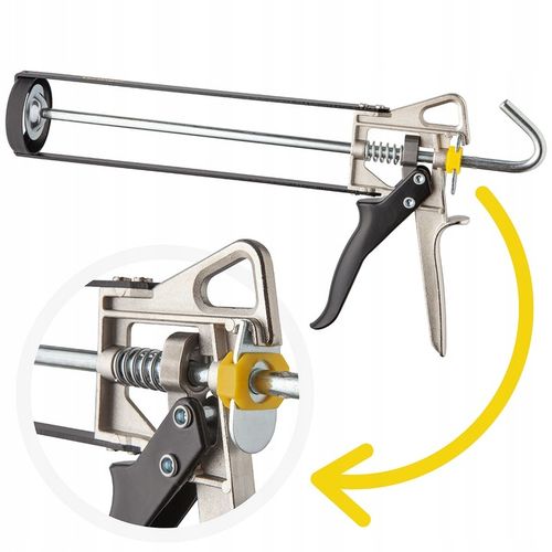 PISTOLET DO SILIKONU Wyciskacz do akrylu Pistolet SZKIELETOWY LEKKI na Arena.pl