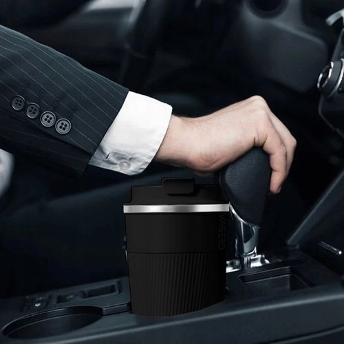 ANTYPOŚLIZGOWY KUBEK TERMICZNY USTNIK TERMOS na herbatę kawę DO SAMOCHODU na Arena.pl