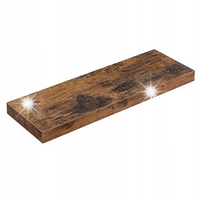Loftowa półka ścienna pływająca rustykalna MDF rustykalny brąz 60 cm