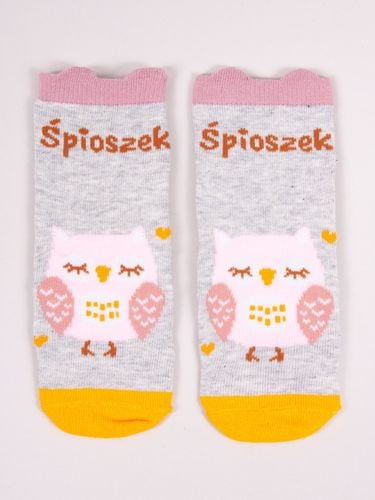 Skarpety dziewczęce z uszkami napisy 6PAK 14-16 YOCLUB na Arena.pl
