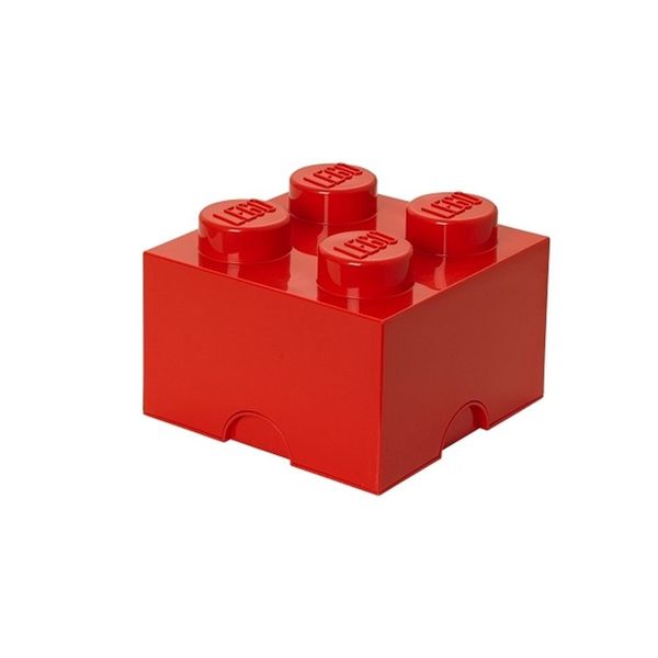 Pojemnik LEGO Storage Brick 4 czerwony zdjęcie 1