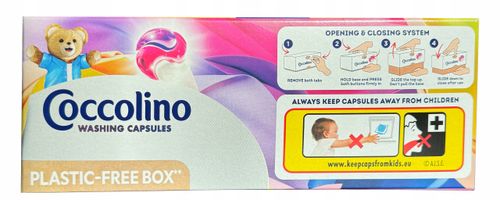 coccolino color kapsułki 3w1 do prania kolorowych tkanin 40 prań na Arena.pl