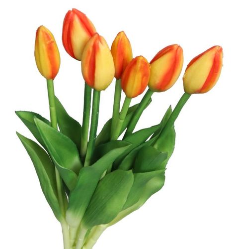 TULIPANY BUKIET TULIPANÓW GUMOWANE GUMOWE SILIKONOWE JAK ŻYWE 7SZT na Arena.pl