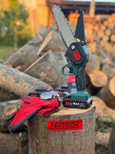 PIŁA AKUMULATOROWA ELEKTRYCZNA RĘCZNA MINI 6'' 2x AKUMULATOR + 2x ŁAŃCUCH na Arena.pl