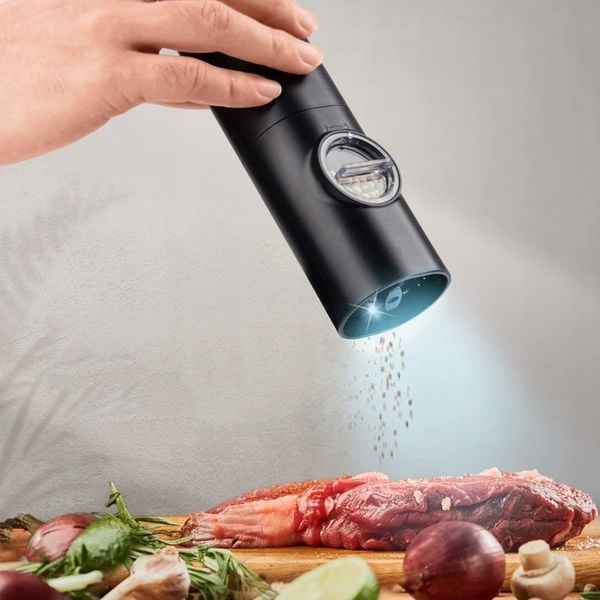 USB ŁADOWANIE ELEKTRYCZNY MŁYNKÓW DO SOLI I PIEPRZU, 2X MŁYNEK DO PRZYPRAW zdjęcie 10