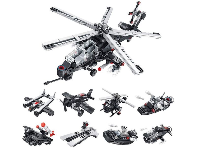 Techniczne Klocki Wojsko 3w1 helikopter ZA3442 zdjęcie 6