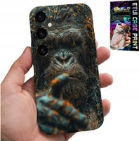 ETUI DO SAMSUNG GALAXY A16 4/5G - MAŁPA, MAŁPKA, GORYL, ZWIERZĘTA + SZKŁO