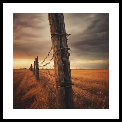 Plakat 30x30cm Zachód na Pograniczu na Arena.pl