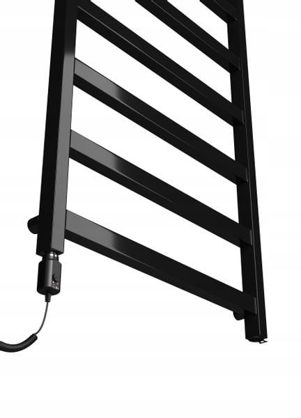 Grzejnik elektryczny BOX 1650x500 CZARNY POŁYSK zdjęcie 2