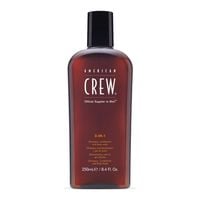 American Crew - 3w1 Szampon Odżywka Żel pod prysznic, 250ml