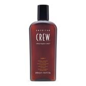 American Crew - 3w1 Szampon Odżywka Żel pod prysznic, 250ml