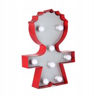 Arte dal mondo Symbole z żarówkami 'dziecko'