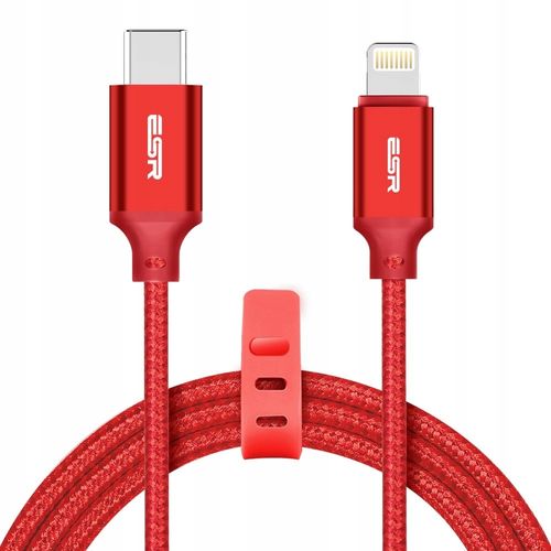 ESR MOCNY PLECIONY KABEL USB-C LIGHTNING IPHONE PD na Arena.pl