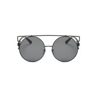 okulary lustrzane over&over - czarne z czarnymi oprawkami ok83wz2