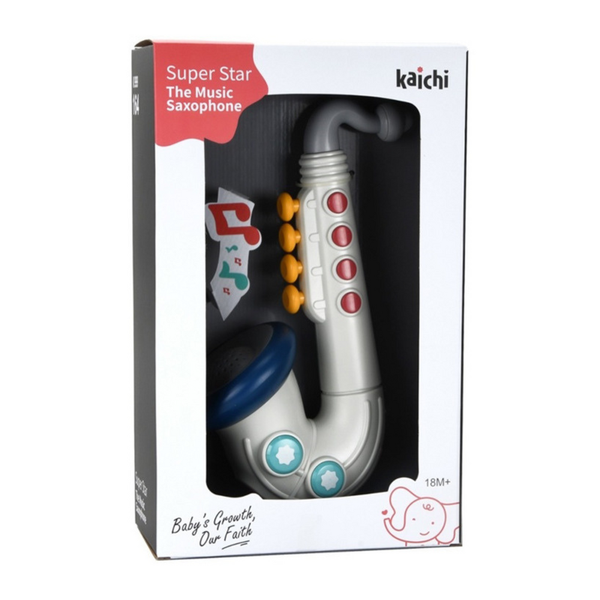 Saksofon Muzyczny Dla Malucha Instrument Interaktywny zdjęcie 3