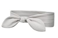 BROEL Riti opaska dla dziewczynki kokarda szara 46-48