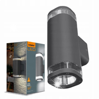 Lampa kinkiet Oprawa elewacyjna oświetlenie dwustronne szara 50W IP54