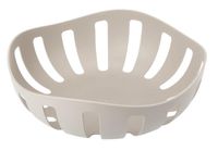 Koszyk stylowy na owoce salaterka tworzywo DECOR okrągły beżowy