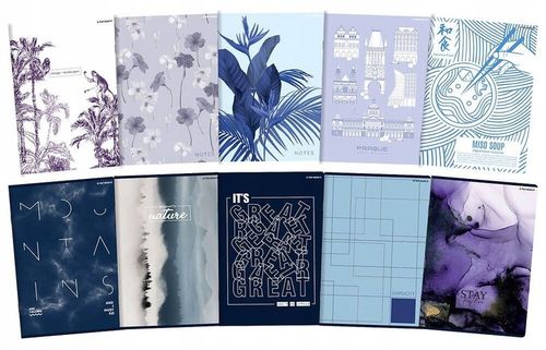 10X ZESZYT TOP 2000 A5 60 KARTEK, KRATKA +MARGINES na Arena.pl