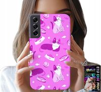 ETUI DO SAMSUNG GALAXY S22 - LOVE CAT, WZORY Z KOTAMI KOTY, POKROWIEC