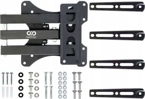 UCHWYT DO TELEWIZORA 32-55" WIESZAK UNIWERSALNY REGULOWANY DO KAMPERÓW na Arena.pl