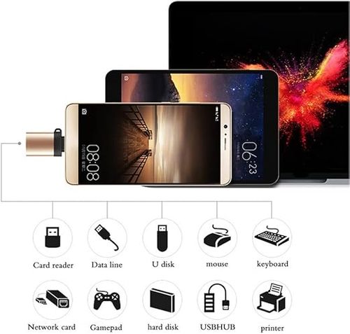 Adapter USB 3.0 na Typ-C OTG szybki transfer danych Srebrny na Arena.pl