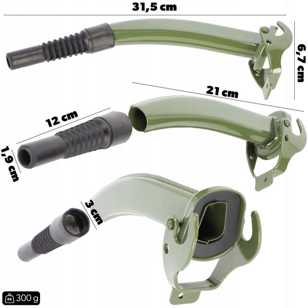 Kanister Na Paliwo Pojemnik Metalowy 20L Lejek zdjęcie 5