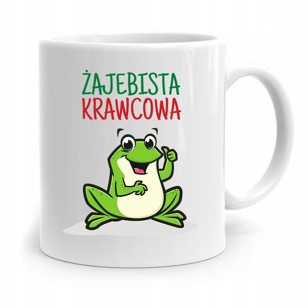 Kubek Prezent Krawcowej Krawca Żajebista Krawcowa Z Nadrukiem Ze Zdjęciem zdjęcie 1