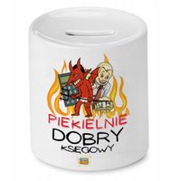 Skarbonka Księgowej Księgowego Piekielnie Dobry Z Nadrukiem Ze Zdjęciem