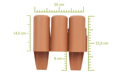 Palisada gruba 2,2 mb terakota na Arena.pl