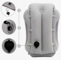 PODUSZKA DMUCHANA PODRÓŻNA WELUROWA ROGAL DO SPANIA SAMOCHODU SAMOLOTU