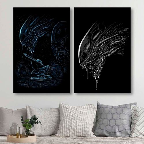 Obraz na płótnie – Canvas, Kosmiczny potwór 70x100 na Arena.pl