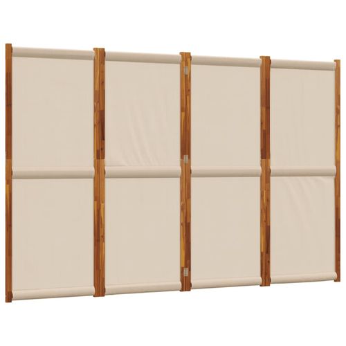 Parawan 4-panelowy, taupe, 280x180 cm na Arena.pl