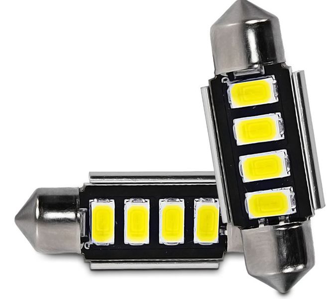 ŻARÓWKA RURKOWA 4 LED RADIATOR zdjęcie 1