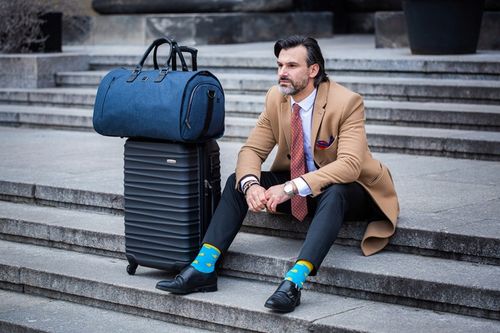 Elegancki POKROWIEC, TORBA na GARNITUR, TORBA WEEKENDOWA, WEEKENDER na Arena.pl