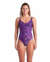 Damski strój kąpielowy na basen jednoczęściowy treningowy Abyss Arena D38