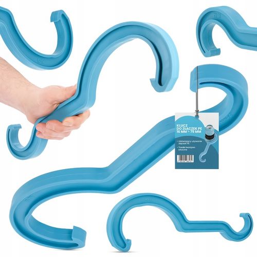 Klucz do złączek PE 16 mm - 75 mm Dwustronny Mocny FA na Arena.pl