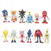 ZESTAW FIGUREK SONIC PVC DEKORACJA TORTU MODEL KRESKÓWKI GIFT NIESPODZIANKA