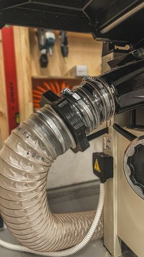 Szybkozłącze Magnetyczne SPIRO | Złącze Adapter Odciągu Trocin CNC | 100 mm na Arena.pl