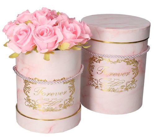 FLOWER BOX PUDEŁKO NA KWIATY PREZENT DEKORACJE 2SZT na Arena.pl