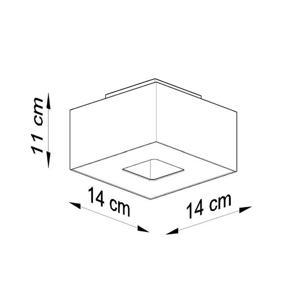 Plafon MONO 1 czarny zdjęcie 4